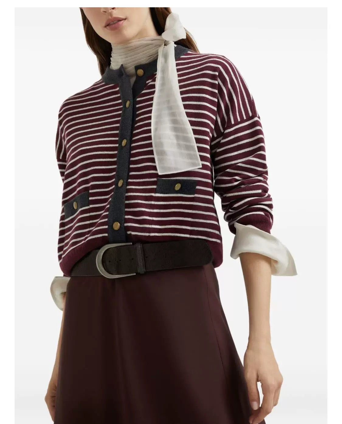 Brune 25fw knitted cardigan