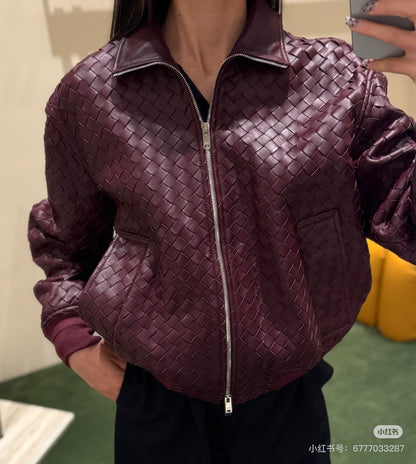 Bottega 25fw leather jacket