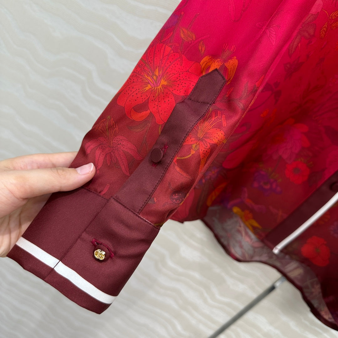 Guc 25fw silk shirt