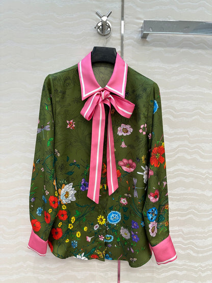 Guc 25fw silk shirt
