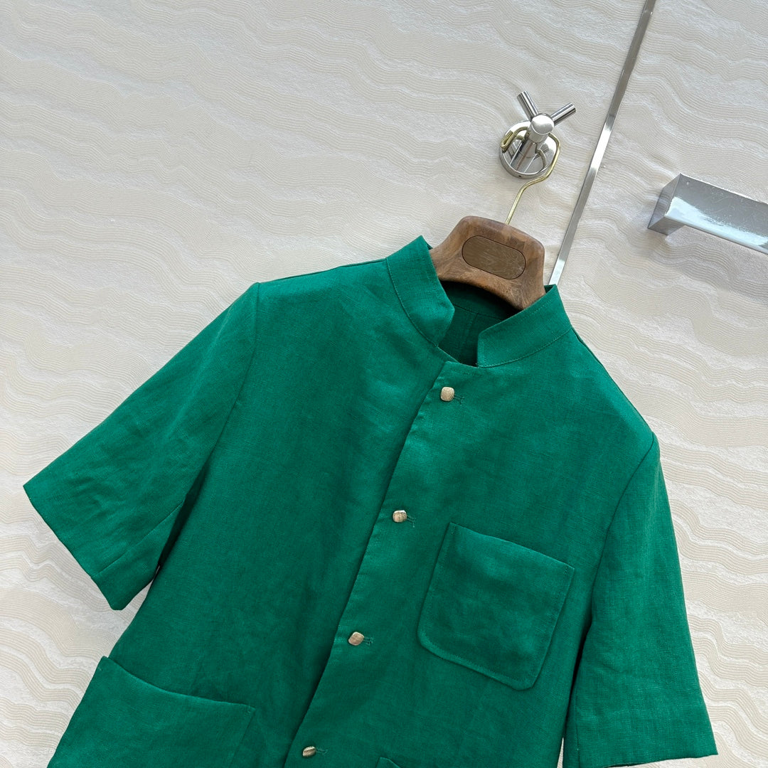 Loro 25fw linen jacket