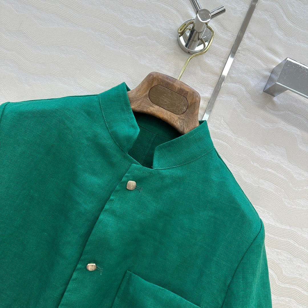 Loro 25fw linen jacket