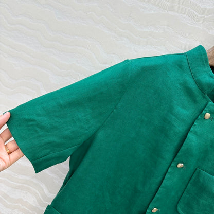 Loro 25fw linen jacket