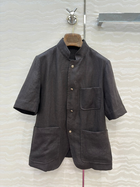 Loro 25fw linen jacket