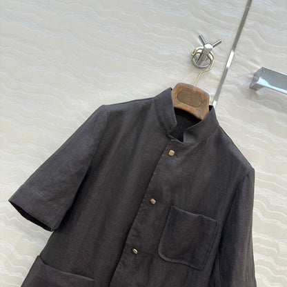 Loro 25fw linen jacket