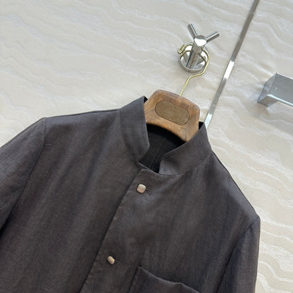 Loro 25fw linen jacket