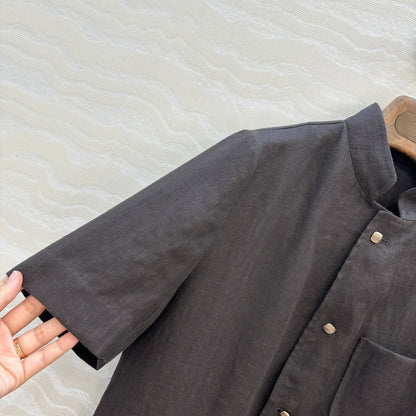 Loro 25fw linen jacket