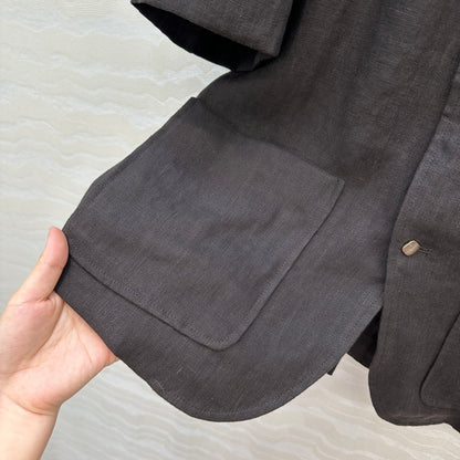 Loro 25fw linen jacket
