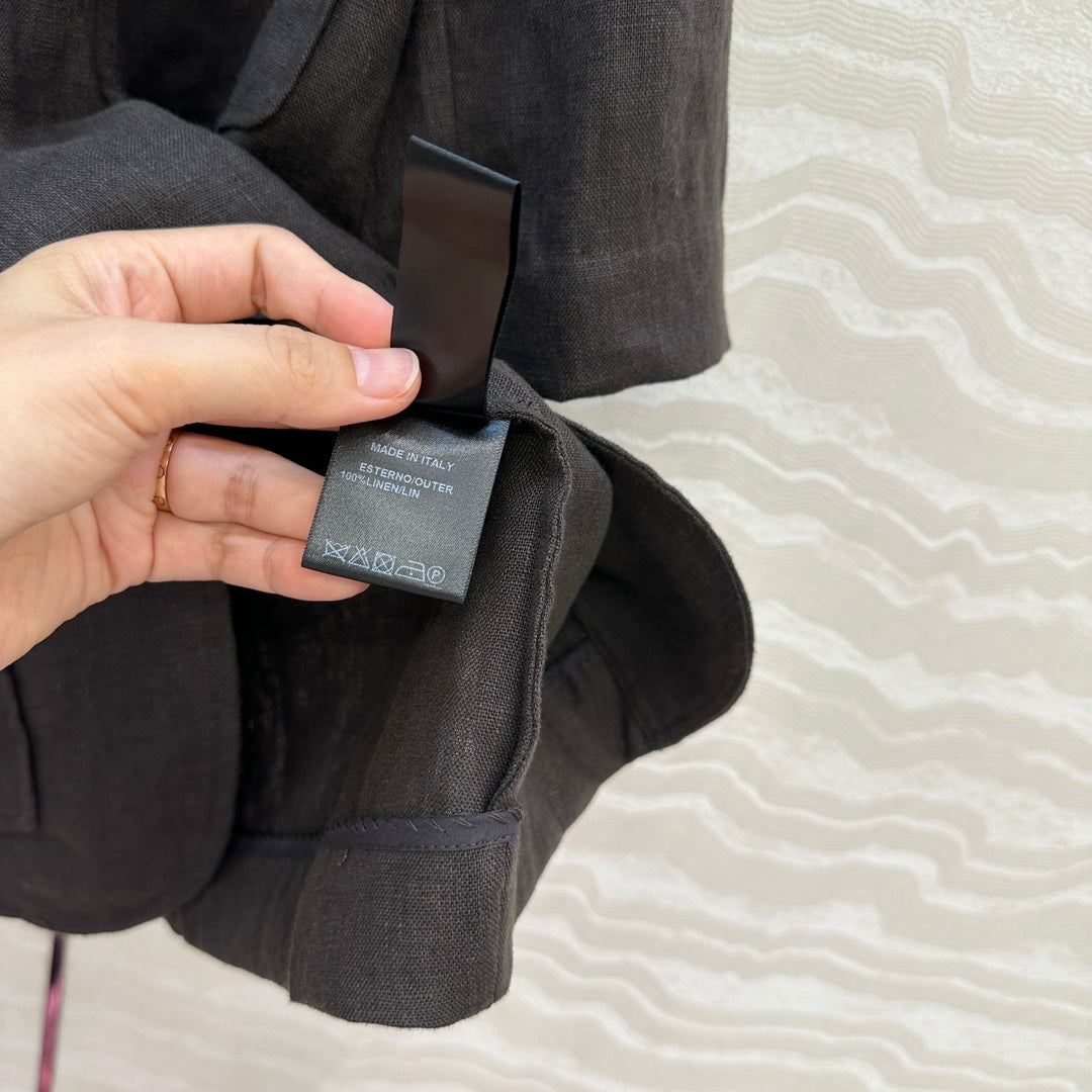 Loro 25fw linen jacket