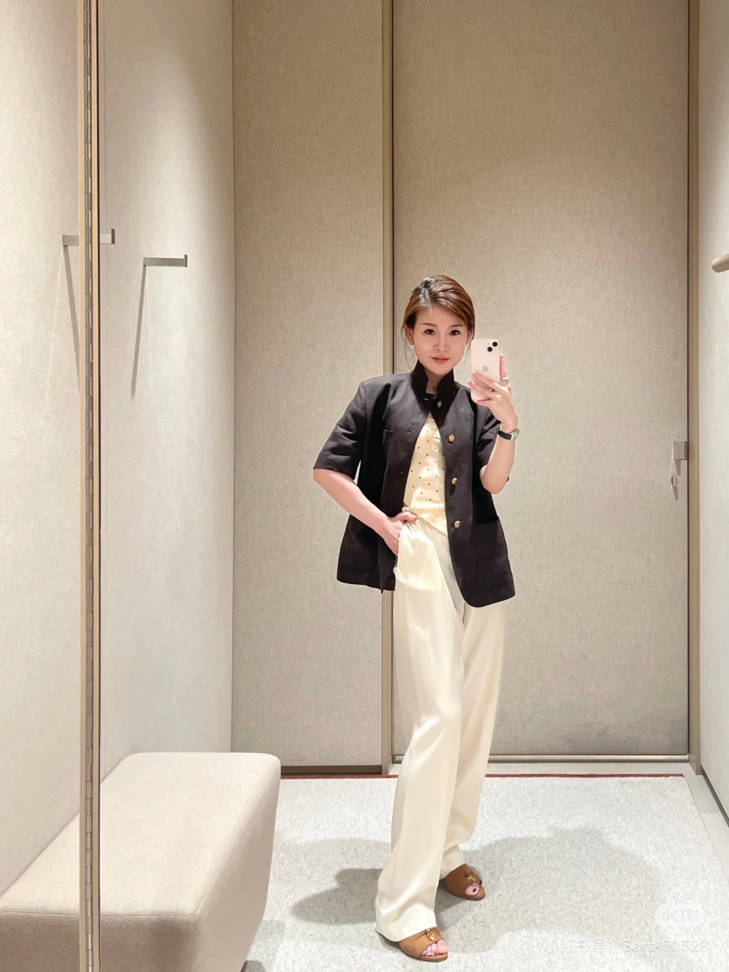 Loro 25fw linen jacket