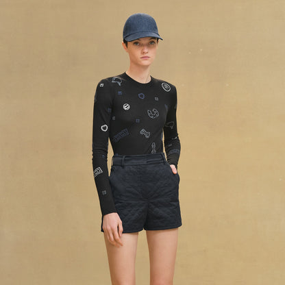 Herm 25fw jacquard shirt