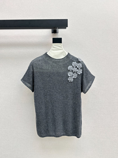 Chan 25fw knitted shirt