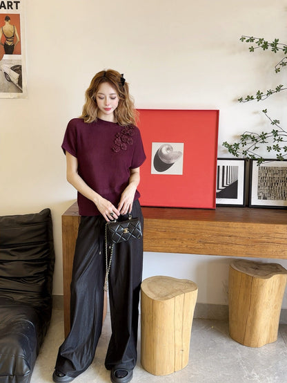 Chan 25fw knitted shirt