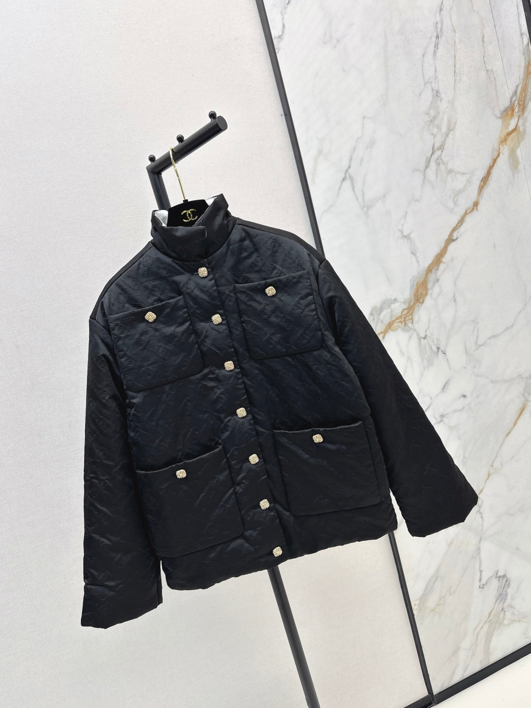 Chan 25fw reversible padded jacket
