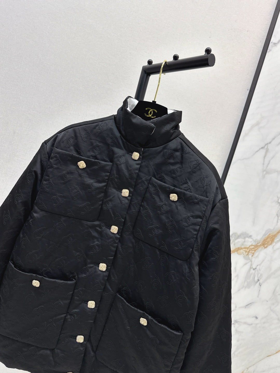 Chan 25fw reversible padded jacket
