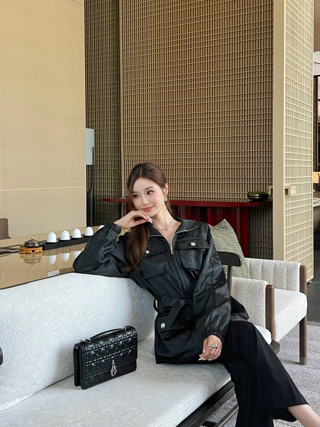 Chan 25fw jacquard jacket