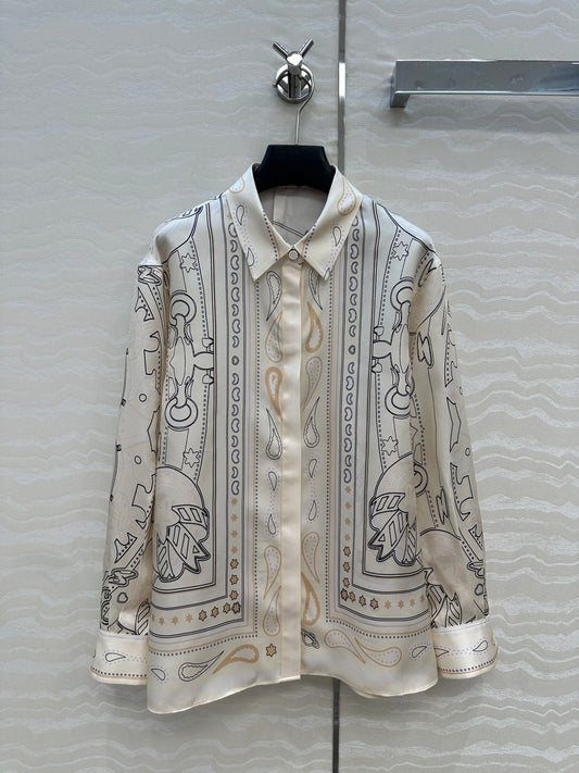 Herm 25fw printed shirt