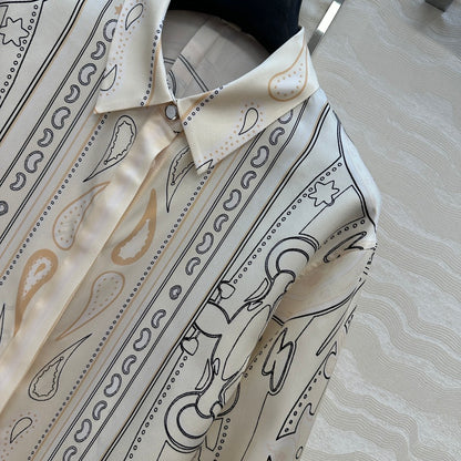 Herm 25fw printed shirt