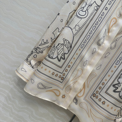Herm 25fw printed shirt