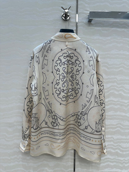 Herm 25fw printed shirt