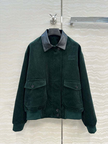 Miu 25fw embroidered jacket