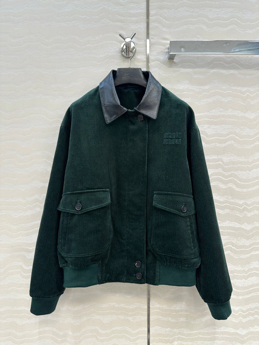 Miu 25fw embroidered jacket