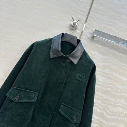 Miu 25fw embroidered jacket
