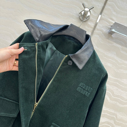 Miu 25fw embroidered jacket