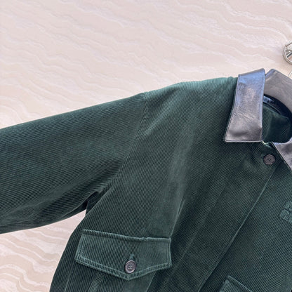 Miu 25fw embroidered jacket