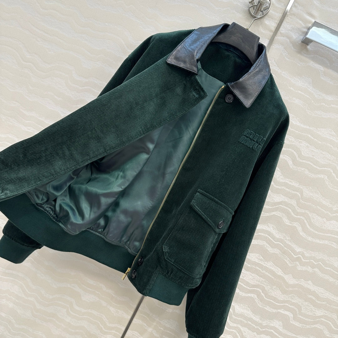 Miu 25fw embroidered jacket