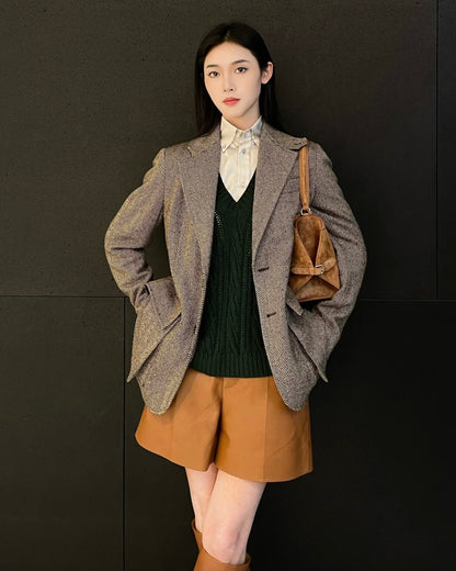 Ralph 25fw leather short