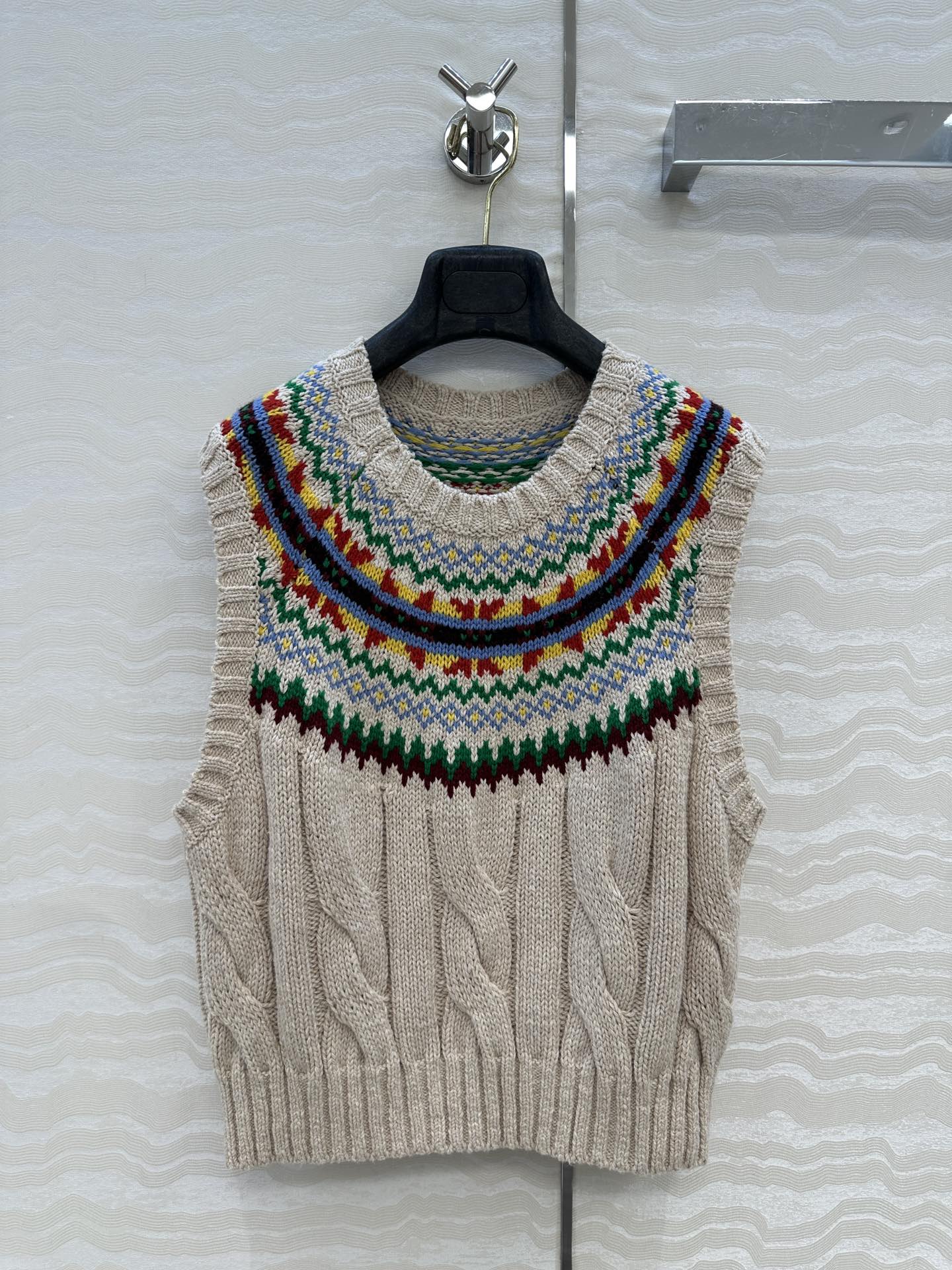 Ralph 25fw jacquard vest