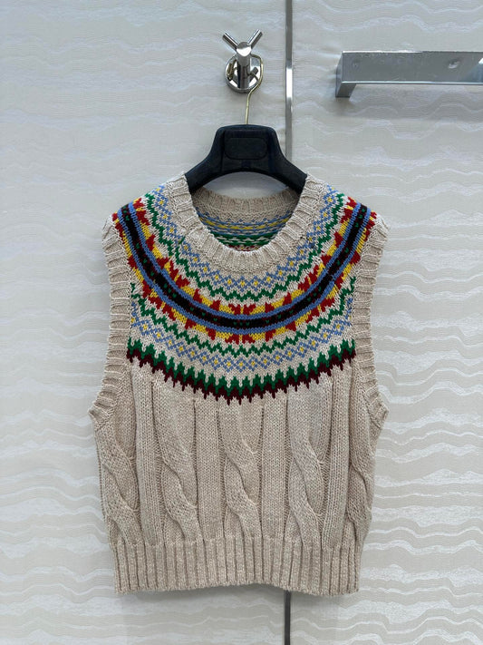 Ralph 25fw jacquard vest