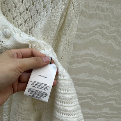 Chl 25fw ruffled cardigan