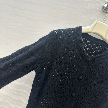 Chl 25fw ruffled cardigan