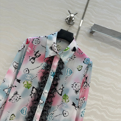 Guc 25fw printed shirt