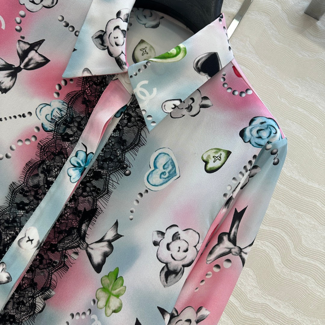 Guc 25fw printed shirt