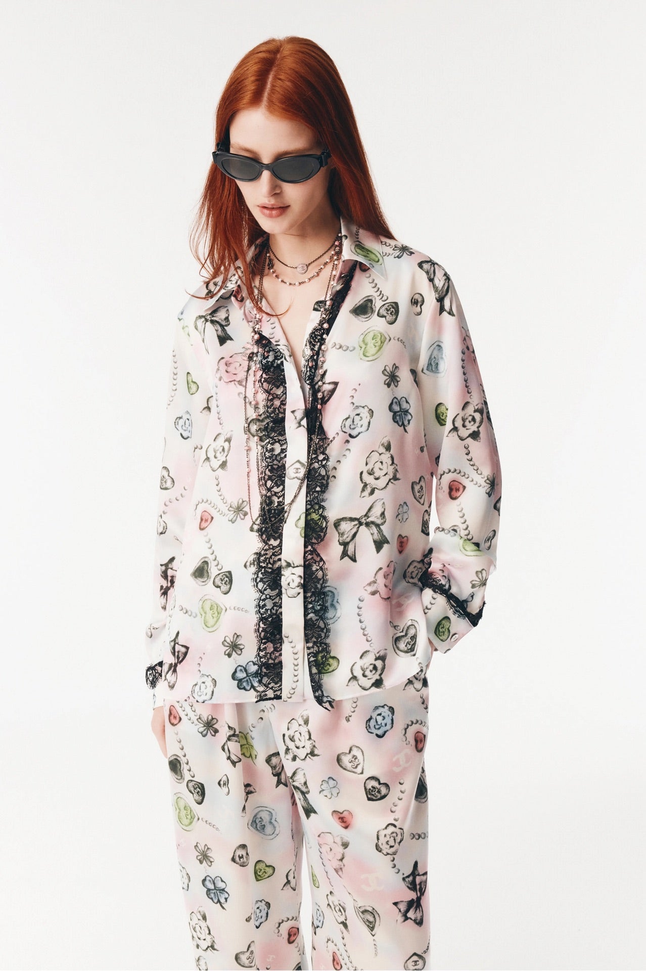Guc 25fw printed shirt