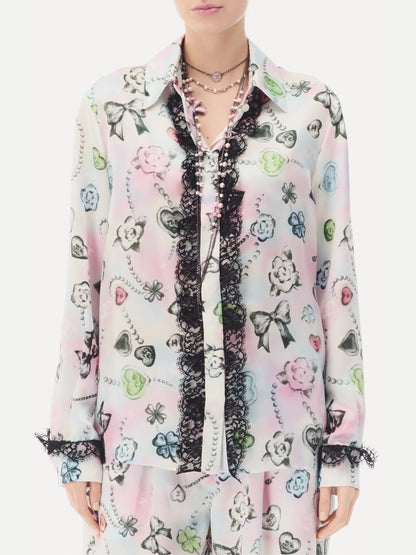 Guc 25fw printed shirt