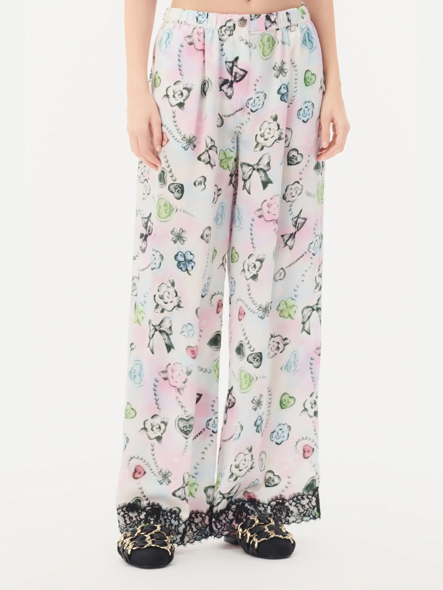 Guc 25fw printed pants