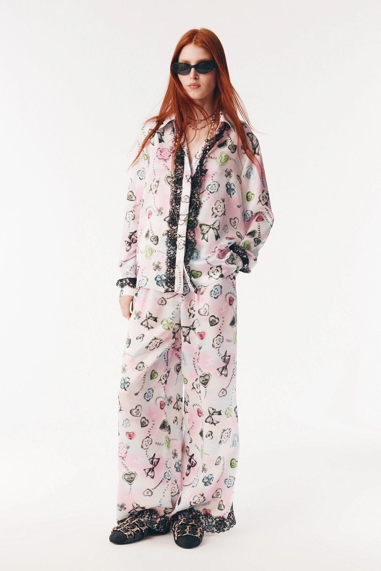 Guc 25fw printed pants