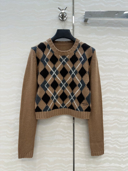 Pra 25fw jacquard cardigan