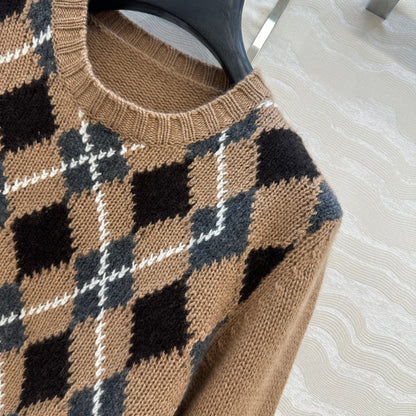 Pra 25fw jacquard cardigan