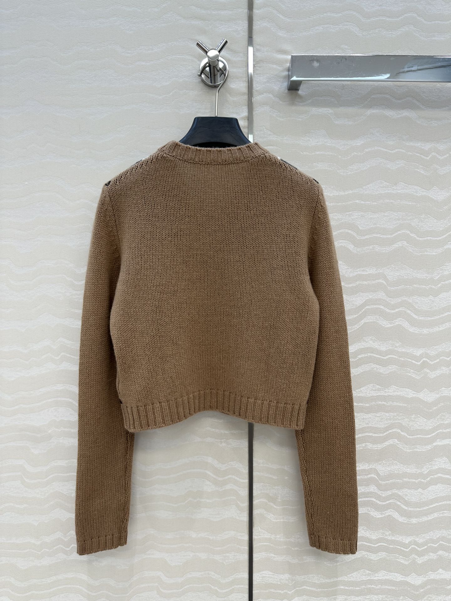 Pra 25fw jacquard cardigan