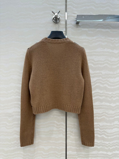 Pra 25fw jacquard cardigan