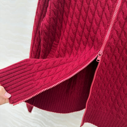 Brune 25fw jacquard cardigan