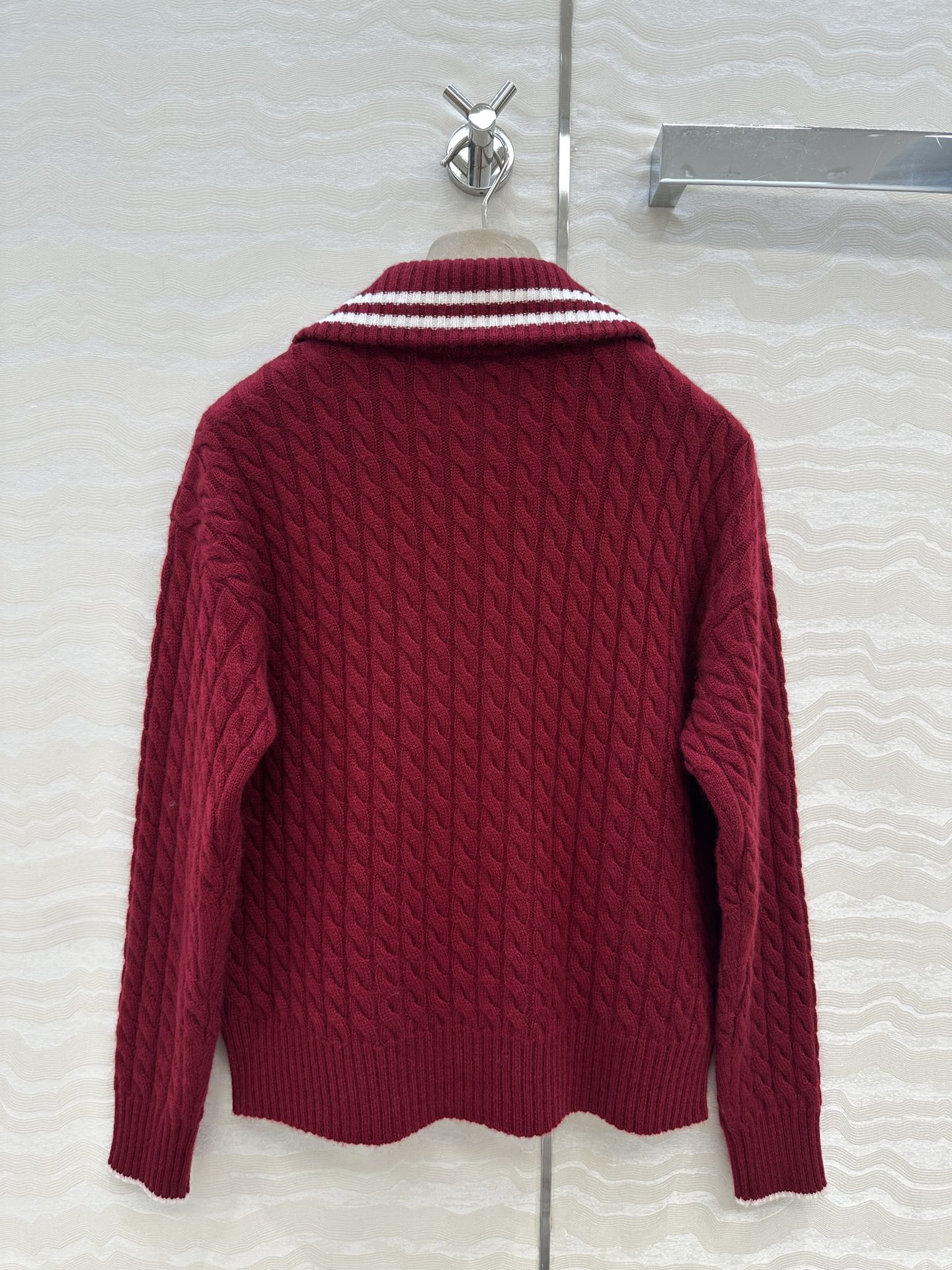 Brune 25fw jacquard cardigan