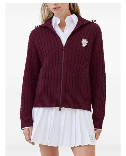 Brune 25fw jacquard cardigan