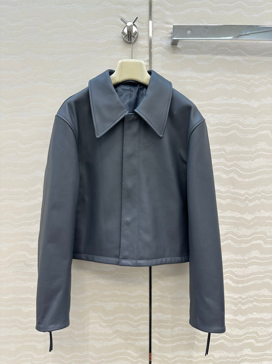 Lem 25fw leather jacket