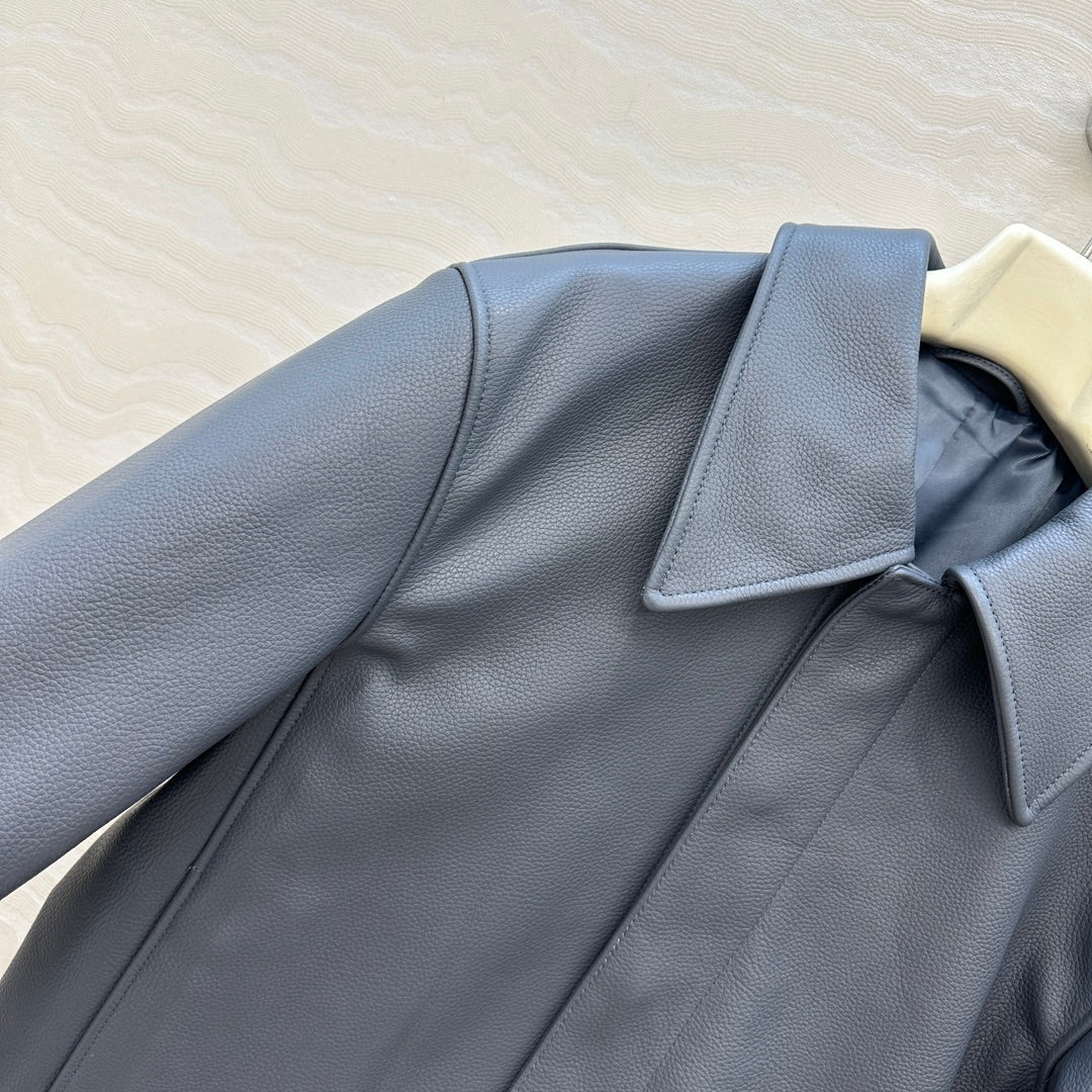 Lem 25fw leather jacket